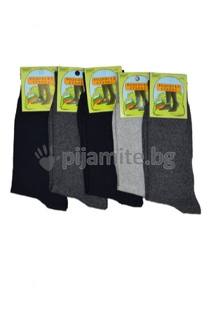 Чорапи Родопска ст. Мъжки Български чорапи Мъжки памучни чорапи 40/45 - 5бр./пакет